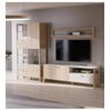 Mueble Tv 170 Cm Estilo Nórdico Bjorn. Módulo Televisión 2 Puertas + Cajón Extra Grande.