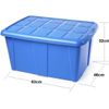 Caja De Almacenamiento, Pongo Todo Ropa, Hogar, 60l Litros Organizador Impermeable (azul)