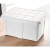 Caja De Almacenamiento, Pongo Todo Ropa, Hogar, 60l Litros Organizador Impermeable (blanco)