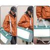 Bolsa De Viaje Equipaje De Mano, Bolsa Deporte Con Compartimento Zapatos, Bolso Grande 35l Ligera E Impermeable Maleta (verde)