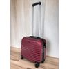 Maletin Maleta Trolley Equipaje De Mano Con 4 Ruedas Giratorias + Compartimiento Comercial Piloto (rojo Granate)