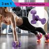 Set De 6 Mancuernas 2x 1kg, 2x 1.5kg, 2x 2kg Pesas Con Soporte Para Gimnasio Y Entrenamiento En Casa