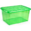 Caja De Almacenamiento, Pongo Todo Ropa, Hogar, 60l Litros Organizador Impermeable (verde Translúcido)