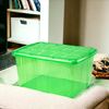 Caja De Almacenamiento, Pongo Todo Ropa, Hogar, 60l Litros Organizador Impermeable (verde Translúcido)