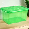 Caja De Almacenamiento, Pongo Todo Ropa, Hogar, 60l Litros Organizador Impermeable (verde Translúcido)