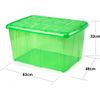 Caja De Almacenamiento, Pongo Todo Ropa, Hogar, 60l Litros Organizador Impermeable (verde Translúcido)