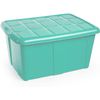 Caja De Almacenamiento, Pongotodo Ropa, Hogar, 60l Litros Organizador Impermeable (verde Agua)