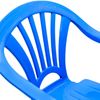 Silla Infantil Para Niños Y Niñas Apilables Para Interior Y Exterior De Plástico, Ideal Para Jardín, Terraza (azul)