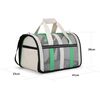 Transportin Para Perros Gatos Conejos Bolsa De Transporte Mascota Bolso Flexible Con Cremallera (verde)