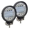 Faro Led Exterior De Trabajo Para Coche, Barcos, Tractor 12v 24v Luces Antiniebla 6840lm Luces De Trabajo 72w (2x Faro 6000k)