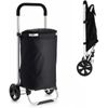 Carro De La Compra Plegable Carrito De Mercado En Aluminio Super Ligero 60l Litros, Bolsa Impermeable Subir Y Bajar Escaleras