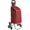 Carro De La Compra Plegable Con 6 Ruedas Para Subir Escaleras, Carrito Del Mercado, Bolsa Impermeable De 42l Litros (rojo)