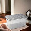 Caja De Almacenamiento, Pongo Todo Ropa, Hogar, 60l Litros Organizador Impermeable (gris Translúcido)