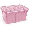 Caja De Almacenamiento, Pongotodo Ropa, Hogar, 60l Litros Organizador Impermeable (rosa Palo)