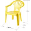 Silla Infantil Para Niños Y Niñas Apilables Para Interior Y Exterior De Plástico, Ideal Para Jardín (amarillo)