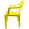 Silla Infantil Para Niños Y Niñas Apilables Para Interior Y Exterior De Plástico, Ideal Para Jardín (amarillo)