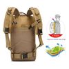 Mochila Tácticas Militar, 45l Bolsa Equipaje De Mano, Plegable Impermeable Mochila, Montañismo, Senderismo, Trekking Beige