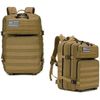 Mochila Tácticas Militar, 45l Bolsa Equipaje De Mano, Plegable Impermeable Mochila, Montañismo, Senderismo, Trekking Beige