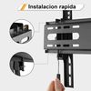 Soporte De Pared Para Tv Televisor Giratorio Inclinable Pantallas Planos Y Curvos De 26-55" Pulgadas, Universal Doble Brazo 40kg