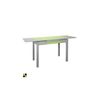 Mesa Cocina Extensible Modelo Tetra 100/160 X 60 X 76 - Verde