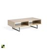 Mesa De Centro  Modelo Rio 120x60x35 -nogal