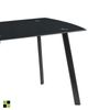 Mesa Cocina Vidrio Modelo Karla 120 X 80 X 75,5 - Negro