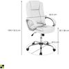 Silla De Oficina Polipiel Modelo Cash - Blanco