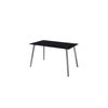 Mesa Cocina Vidrio Modelo Alma 140 X 80 X 74 - Negro