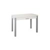 Mesa Cocina Extensible  Modelo Silanta 100/160x60x76 - Blanco