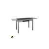 Mesa Cocina Extensible Modelo Tetra 100/160 X 60 X 76 - Negro