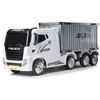 Camión Eléctrico Para Niños Bc Truck Con Remolque De Carga, 4 Motores Y Mando / Coche De Batería (12v) Para Niños-blanco