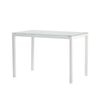 Mesa Cocina Vidrio Modelo Tibia 110 X 70 X 75 - Blanco