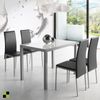 Mesa Cocina Vidrio Modelo Melbourne 110 X 75 X 75 - Blanco