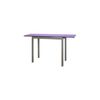 Mesa Cocina Extensible Modelo Novi 85/135 X 40 X 76 - Morado