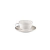 Set 4 Platos+4 Tazas Café,  110ml Bubble