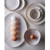 Set 4 Platos+4 Tazas Café,  110ml Bubble