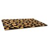 Felpudo Alfombra Fibra De Coco Natural Con Reverso Pvc Antideslizante Para Exterior E Interior 40x60cm (triangulos)