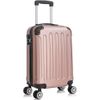 Maleta Equipaje De Mano Cabina Viajar En Avión Rígida Viaje 4 Ruedas 360º Color Oro Rosa