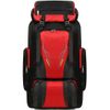 Mochila De Senderismo Para Viajes Montañismo Escalada Camping Trekking 70l Hombres Mujeres Macuto Impermeable Rojo