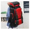 Mochila De Senderismo Para Viajes Montañismo Escalada Camping Trekking 70l Hombres Mujeres Macuto Impermeable Rojo