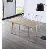 Mesa Comedor Extensible Galia, De Madera, 140 Cm Hasta 180 Cm, Roble Nordish