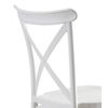 Pack 4 Sillas Polipropileno Blanco Bonnie, Apilables Vintage, Uso Interior/exterior