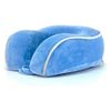 Almohada De Viaje Para Cuello, Cervical Para Oficina Avión Tren Coche Viajando, Viscoelastica De Espuma Memoria (azul)