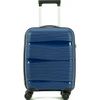 Maleta Para Cabina Equipaje De Mano Viajar En Avión Rigida Viaje 4 Ruedas 360º Giratorias (azul)