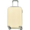 Maleta Equipaje De Mano Cabina Trolley Viajar En Avión Viaje 4 Ruedas 360º Giratorias. (beige)