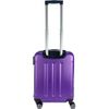 Maleta De Cabina Equipaje De Mano Trolley Viaje Avión Rígida 4 Ruedas Giratorias Esquinas Reforzadas 55x35x20cm Color Morado