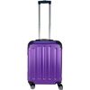 Maleta De Cabina Equipaje De Mano Trolley Viaje Avión Rígida 4 Ruedas Giratorias Esquinas Reforzadas 55x35x20cm Color Morado