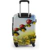 Maleta Pequeña Equipaje De Mano Rígida Cabina Avión 4 Ruedas 360º 53x35x20cm Estampado Mariquitas