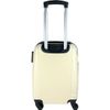 Maleta De Cabina Equipaje De Mano Trolley Viaje Avion Rígida 4 Ruedas Giratorias Esquinas Reforzadas 52x33x20cm (beige)