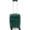 Maleta Para Cabina Equipaje De Mano Viajar En Avión Rigida Viaje 4 Ruedas 360º Giratorias (verde)